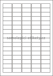 Etikety PRINT 35,6x16,9 mm (100xA4) - krémový strukturovaný papír