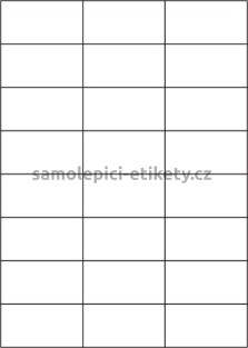 Etikety PRINT 70x37 mm (100xA4) - krémový strukturovaný papír