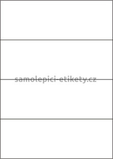 Etikety PRINT 210x74,2 mm (100xA4) - krémový strukturovaný papír