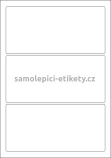 Etikety PRINT 188x89 mm (100xA4) - krémový strukturovaný papír