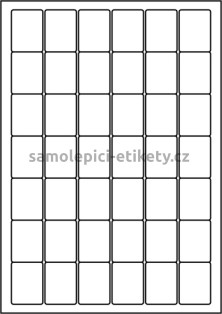 Etikety PRINT 30x40 mm (100xA4) - bílý strukturovaný papír
