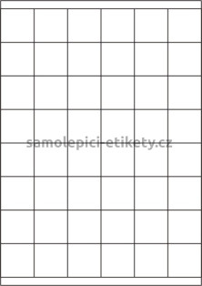 Etikety PRINT 35x35 mm (100xA4) - bílý strukturovaný papír