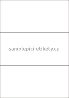 Etikety PRINT 210x99 mm (100xA4) - bílý strukturovaný papír