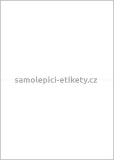 Etikety PRINT 210x148 mm (1000xA4) - bílý strukturovaný papír