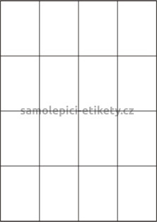 Etikety PRINT 52,5x74,2 mm (100xA4) - hnědý proužkovaný papír