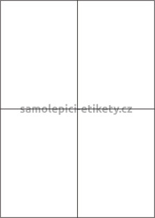 Etikety PRINT 105x148 mm (100xA4) - hnědý proužkovaný papír