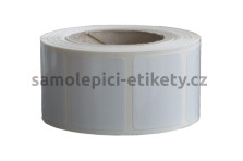 Etikety na kotouči 30x15 mm polyetylenové bílé lesklé (40/4000)