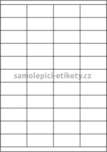 Etikety PRINT 52,5x25,4 mm bílé lesklé pro inkoustový tisk (1000xA4)