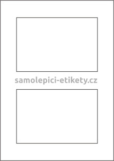 Etikety PRINT 150x100 mm bílé lesklé pro inkoustový tisk (50xA4)