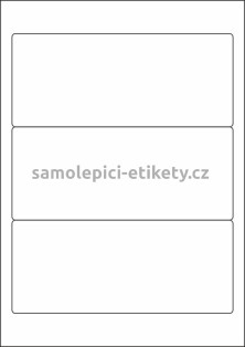 Etikety PRINT 190x80 mm bílé lesklé pro inkoustový tisk (50xA4)