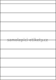 Etikety PRINT 210x33,8 mm (1000xA4) - bílý jemně strukturovaný papír
