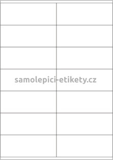 Etikety PRINT 105x41 mm bílé snímatelné (1000xA4)