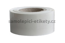 Etikety na kotouči 40x20 mm polypropylenové transparentní lesklé (40/5000)