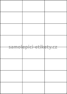 Etikety PRINT 70x37 mm bílé (100xA4)