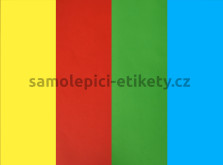 Etikety PRINT 52,5x21,2 mm barevné pastelové (100xA4), 52 etiket na archu